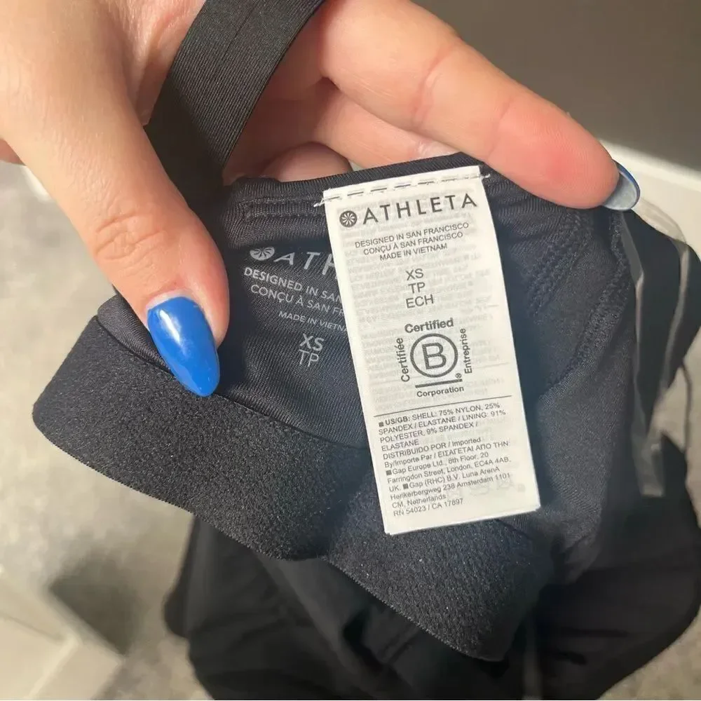 Athleta Crossed Tankini Top